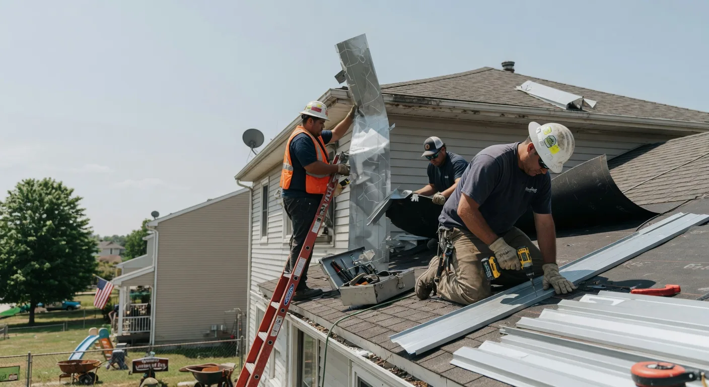 Metal Roofing Installation in Rosamond, IL near me